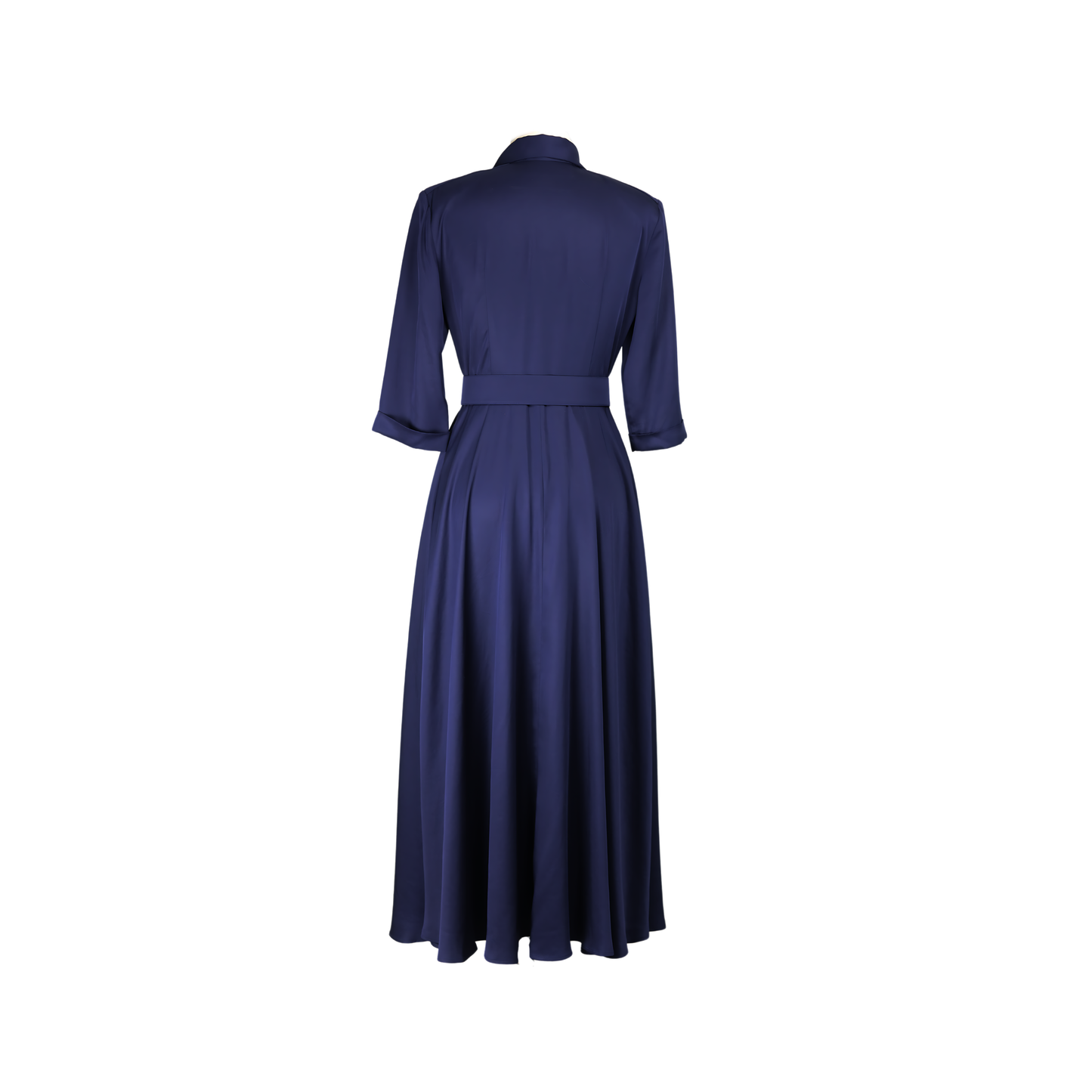 Ascot Dress - Navy