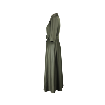 Ascot Dress - Army Green